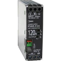 Блок питания на DIN-рейку 24 В/DC, 5 А, 120 Вт, 1 шт IDEC PS6R-F24