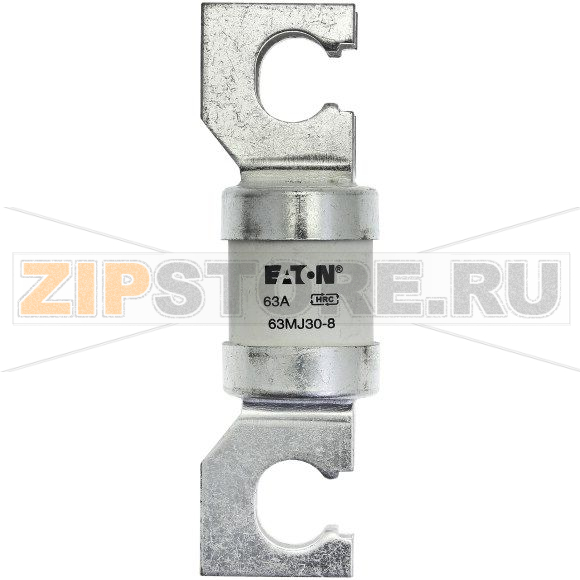 Предохранитель энергосистем, 63 A, AC 415 В, 80 кА, BS88/J, 31x110 мм, gU, BS, 82 мм Eaton 63AMP 4 