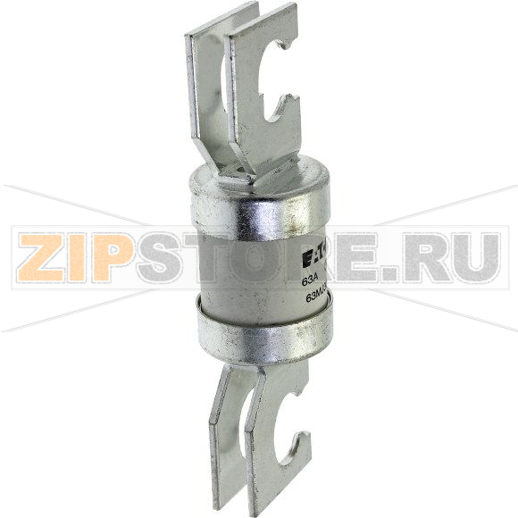 Предохранитель энергосистем, 63 A, AC 415 В, 80 кА, BS88/J, 31x110 мм, gU, BS, 82 мм Eaton 63AMP 4 