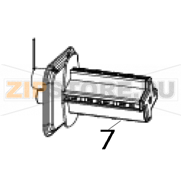 Internal rewinding spindle assembly (option) TSC MX240P Internal rewinding spindle assembly (option) TSC MX240PЗапчасть на деталировке под номером: 7