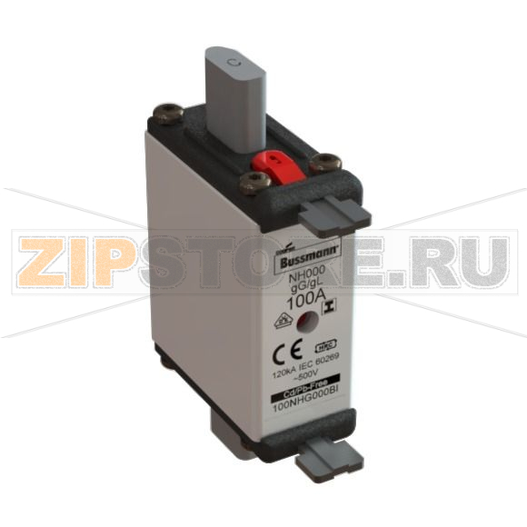 Предохранитель, 35 A, AC 500 В, 120 кА, NH000, gL/gG, IEC Eaton NH FUSE 35AMP 500V SIZE 000 GG IMGL 