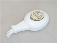 SPIGOT HANDLE WHITE SPIN + STICKER