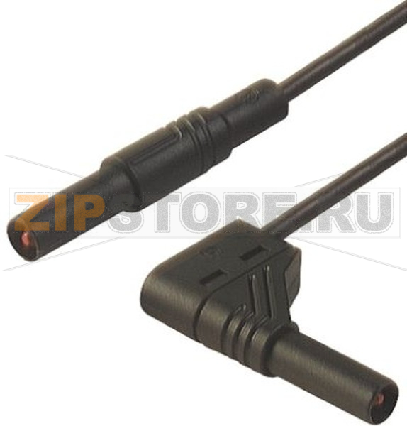 Провод испытательный 1 м, 32 А, 1000 В/AC/DC, черный Hirschmann 934083100 