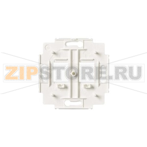 Розетка телефонная, двойная, белая ABB 2TKA000599G1 