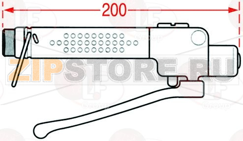 ДУШ Ø 1/2" 800/2000 