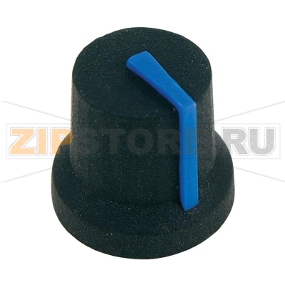 Ручка поворотная, черная, диаметр оси: 6 мм, K87MBR Cliff CL170851BR 