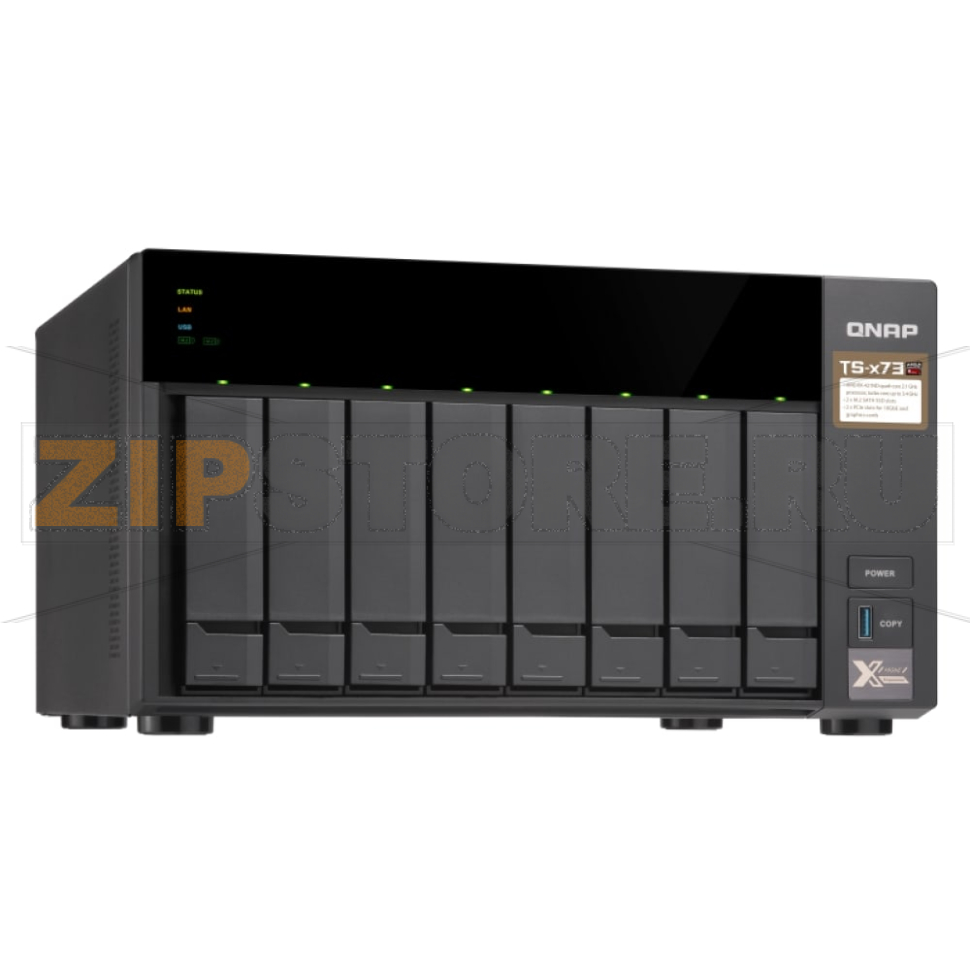 Накопитель сетевой QNAP TS-873 