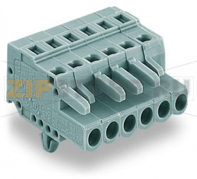 MCS MIDI Classic 1-проводниковая розетка; Монтажные ножки; 2,5 мм; Шаг контактов 5 мм; 16-пол.; 2,50 mm; серые Wago 231-116/008-000 Универсальное соединение для всех типов проводниковПростая предварительная сборка и монтаж на устройстве посредством горизонтального и вертикального монтажа CAGE CLAMP®Встроенные тестовые портыВозможны варианты кодировки...