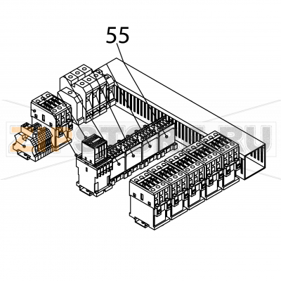 Contactor (advance 2) Fagor FI-2700I Contactor (advance 2) Fagor FI-2700IЗапчасть на деталировке под номером: 55Название запчасти Fagor на английском языке: Contactor (advance 2) FI-2700I.