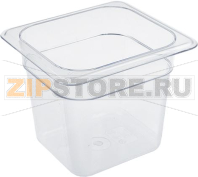 TRAY POLYCARBONATE GN 1/6 H150 mm 