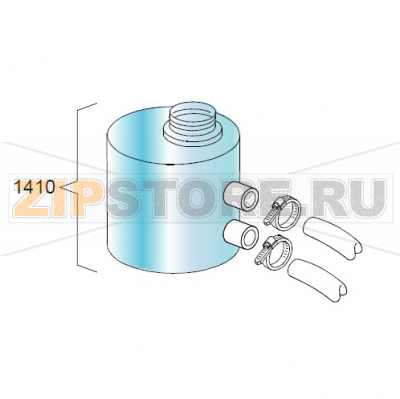 Salt container DIHR GS 50  Salt container DIHR GS 50Запчасть на деталировке под номером: 1410Название запчасти на английском языке: Salt container DIHR GS 50