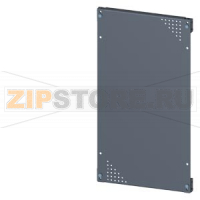 SIVACON, mounting plate, mounting with bracket, perforated, H: 600 mm, W: 400 mm, zinc-plated Siemens 8MF1640-2AM12-0