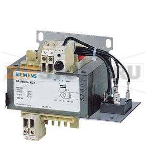 ВЫПРЯМИТЕЛЬ ОДНОФАЗНЫЙ, НЕФИЛЬТРУЮЩИЙ, 80W ПЕРВ 400V, ВТОР DC 24V EN61558N 61558 &gt;SAFETY ISOLATING TRANSFORMER&lt; Siemens 4AV9807-1CB00-2N 
