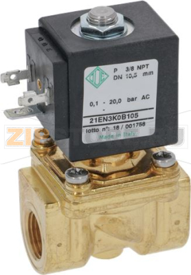 ЭЛЕКТРОМАГНИТНЫЙ КЛАПАН ODE Ø 3/8&quot;FF 230 В 