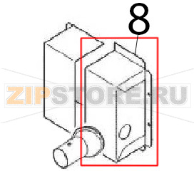 Heat element bracket Angelo Po FM1221E1 Heat element bracket Angelo Po FM1221E1Запчасть на деталировке под номером: 8