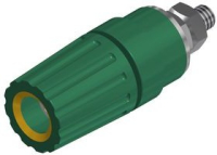 Разъем 4 мм, желтый, зеленый Hirschmann PKI 110 YELLOW/GREEN