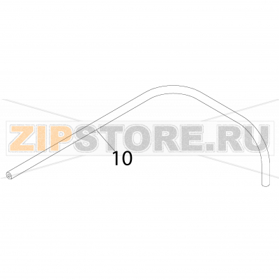 Black rubber pipe Ø 10,5*5 Fagor AD-48 C Black rubber pipe Ø 10,5*5 Fagor AD-48 CЗапчасть на деталировке под номером: 10Название запчасти Fagor на английском языке: Black rubber pipe Ø 10,5*5 AD-48 C.