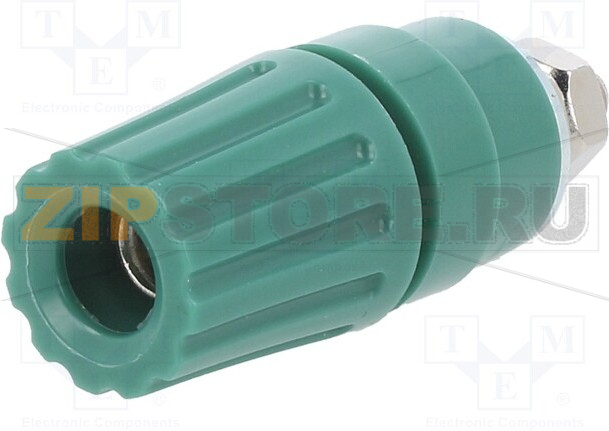 Гнездо 4 мм, 35 А, 60 В/DC, зеленое Hirschmann PKI 110 GN 
