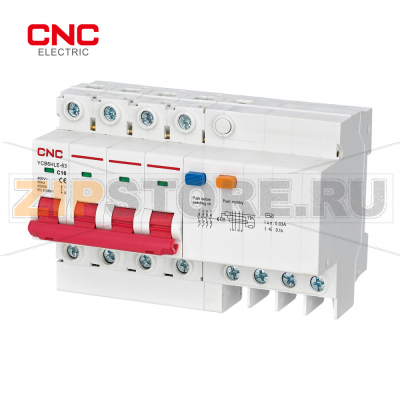 Дифавтомат 10 А, 10 мА, 3P+N CNC Electric A001206 