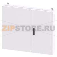 ALPHA 400, wall-mounted cabinet, IP55, Protection class 2, H: 1100 mm, W: 1300 mm, T: 210 mm, RAL 9016 Siemens 8GK1133-5KA52