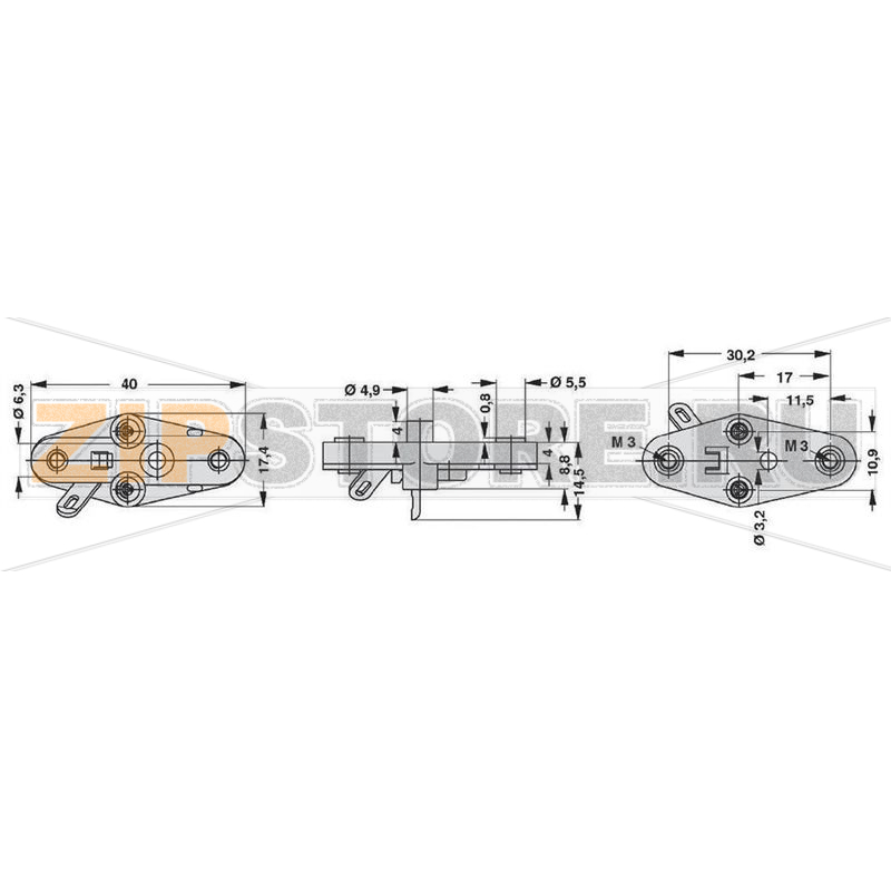 Подложка для транзистора Fischer Elektronik TF 3/2 