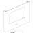 External glass 572x424x5 Unox XVC 055