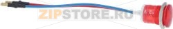 INDICATOR LIGHT RED 12V 