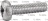 HEAD SCREW POZIDRIVE M3X6 - 200PCS