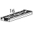 Roller guide, rear Zebra TTP-2030