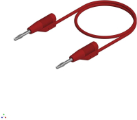 Провод тестовый 0.25 м, 6 A, 30 В/AC, 60 В/DC, красный Hirschmann 938115101
