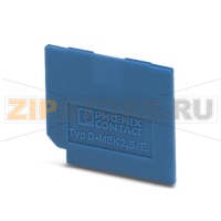 Концевая крышка Phoenix Contact D-MBK 2,5/E BU
