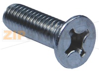 VITE A TESTA SVASATA PIANA M6x20