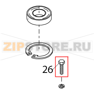 Screw M10x40 Bear Varimixer AR80 VL-1S Screw M10x40 Bear Varimixer AR80 VL-1SЗапчасть на деталировке под номером: 26