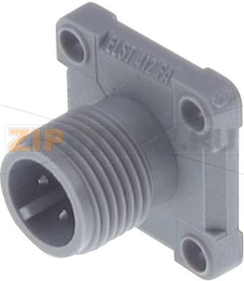 Разъем M12 Hirschmann ELST 412 FA GREY 