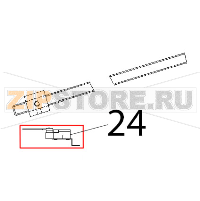 Finecorsa pizzato FR550 Tecnoinox B8MFIE9 Finecorsa pizzato FR550 Tecnoinox B8MFIE9Запчасть на деталировке под номером: 24