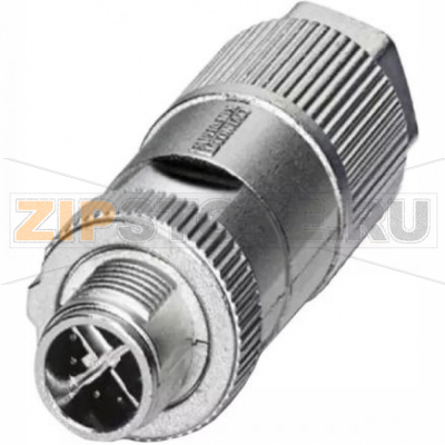 Разъем, 8 контактов MOXA M12X-8PMM-IP65 