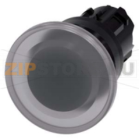 АКТУАТОР ГРИБОВИДНОЙ КНОПКИ С ВОЗМОЖНОСТЬЮ ПОДСВЕТКИ, 22MM, КРУГЛ., ПЛАСТИК, CLEAR, 40MM, БЕЗ ФИКСАЦИИ, С ГРАВИРОВКОЙ ЛАЗЕРОМ, НОМЕРА СИМВОЛОВ В СООТВ. С ISO7000 ИЛИ IEC60417 Siemens 3SU1001-1BD70-0AA0-Z&nbsp;Y13
