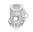 Wash pump 2,2HP 230/400-3 50Hz Comenda GFS 90