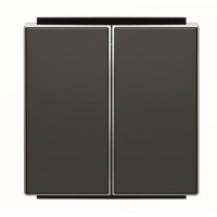 Клавиша для двухклавишных выключателей/переключателей/кнопок, чёрный бархат ABB 2CLA851100A1501