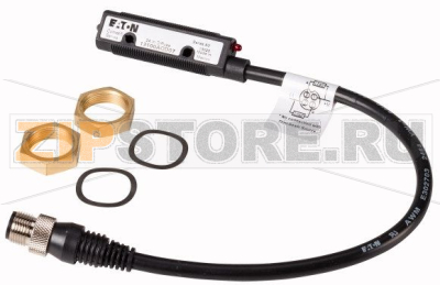 Датчик оптический, DC, 18мм, пластик, M12 Eaton 13100AQD07 