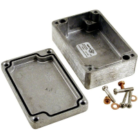 Корпус алюминиевый 361x120x80 мм, серый, 1 шт Hammond 1590Z164