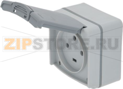 3-ЕХ ШТЫРЬКОВАЯ РОЗЕТКА 20 A 400 В + N + PE IP55 IK08 