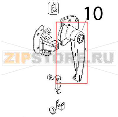 Wedge lock Angelo Po FC1011G Wedge lock Angelo Po FC1011GЗапчасть на деталировке под номером: 10
