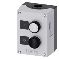 ПОСТ УПРАВЛЕНИЯ, 22MM, С КРУГЛЫМИ ВЫРЕЗАМИ, МАТЕРИАЛ КОРПУСА - ПЛАСТИК, КРЫШКА КОРПУСА - СЕРАЯ, 2 КОМАНДНЫХ ТОЧКИ, ПЛАСТИК, КРЫШКА КОРПУСА С МЕСТАМИ ДЛЯ НАКЛЕИВАНИЯ МАРКИРОВОЧНЫХ ТАБЛИЧЕК, B=КНОПКА БЕЛАЯ, МАРКИРОВКА: "I", 1НО, ВИНТОВЫЕ КЛЕММЫ, A=КНОПКА ЧЁ