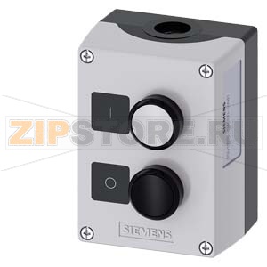 ПОСТ УПРАВЛЕНИЯ, 22MM, С КРУГЛЫМИ ВЫРЕЗАМИ, МАТЕРИАЛ КОРПУСА - ПЛАСТИК, КРЫШКА КОРПУСА - СЕРАЯ, 2 КОМАНДНЫХ ТОЧКИ, ПЛАСТИК, КРЫШКА КОРПУСА С МЕСТАМИ ДЛЯ НАКЛЕИВАНИЯ МАРКИРОВОЧНЫХ ТАБЛИЧЕК, B=КНОПКА БЕЛАЯ, МАРКИРОВКА: &quot;I&quot;, 1НО, ВИНТОВЫЕ КЛЕММЫ, A=КНОПКА ЧЁ 