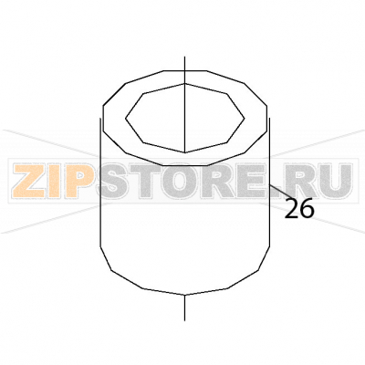Upper pipe Fagor AD-90 DD Upper pipe Fagor AD-90 DDЗапчасть на деталировке под номером: 26Название запчасти Fagor на английском языке: Upper pipe AD-90 DD.