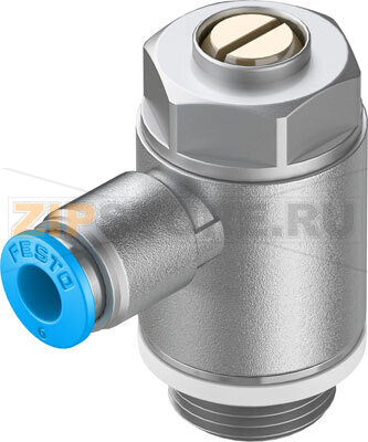 Дроссель с обратным клапаном Festo GRLA-3/8-QS-6-D 