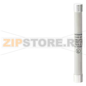 ПЛАВКАЯ ВСТАВКА PV SIZE 10X85 16A 1500V D.C. GPV ДЛЯ ФОТОВОЛЬТАИЧЕСКИХ ПРИМЕНЕНИЙ Siemens 3NW6605-4 