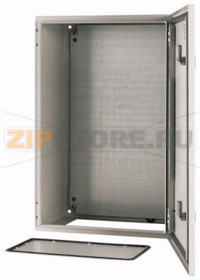 Щит металлический навесной с монтажной платой, ДхШхВ=250x400x600 мм Eaton CS-64/250 