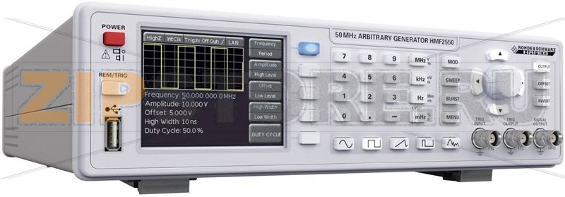 Генератор сигналов 10 мкГц-50 МГц, 1 канал Rohde & Schwarz HMF 2550 